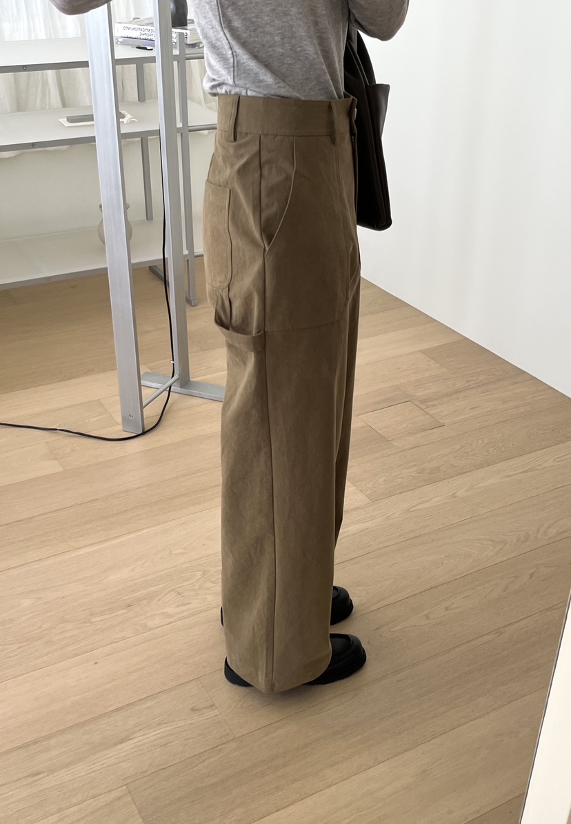 NYLON東大門㊣代購女士新款職業25秋冬時尚熱賣休閑褲加絨羊毛NYLON休閑褲