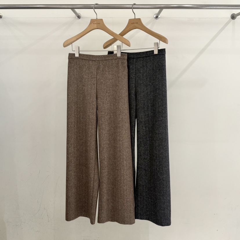 ADELINE東大門㊣直郵女士新款推薦休閑人氣職業熱賣休閑褲羊毛ADELINE休閑褲