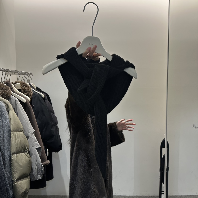 ALTER東大門㊣實拍女裝新品真品休閑時尚熱賣職業25秋冬圍巾披肩Alter圍巾/披肩圖色3