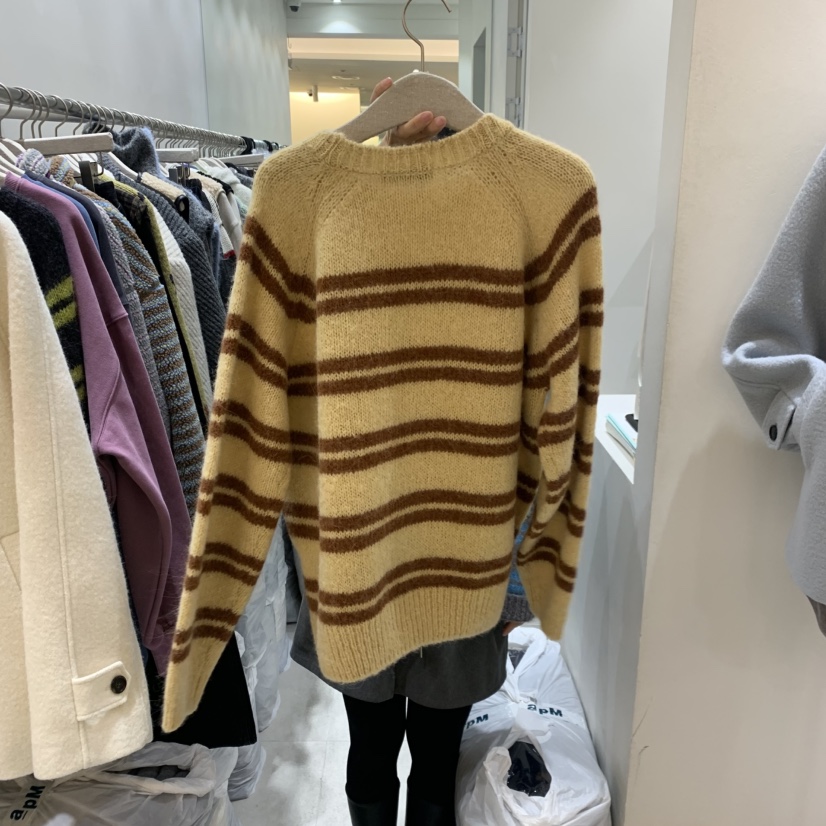 ASOME東大門㊣實拍女士新品職業推薦25秋冬熱賣休閑毛衣羊駝A.SOME毛衣