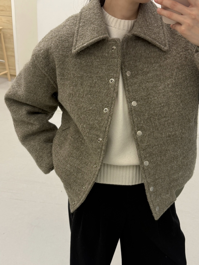 ADELINE東大門㊣實拍女士新品職業真品時尚熱賣休閑夾克羊毛ADELINE夾克