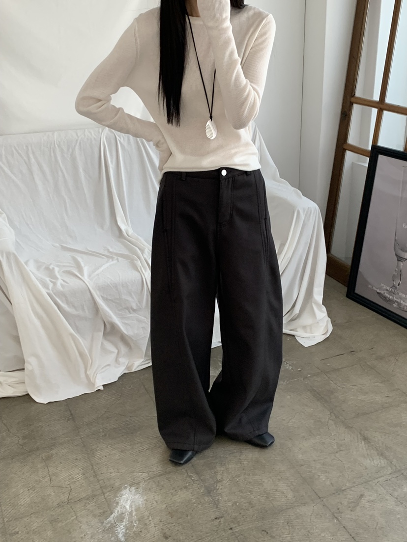 RIVER RAIN東大門㊣代購女裝新款真品25秋冬職業時尚休閑褲RIVER RAIN休閑褲