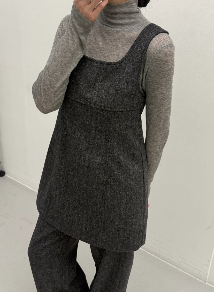 ADELINE東大門㊣實拍女士新品熱賣職業時尚25秋冬連衣裙羊毛ADELINE連衣裙