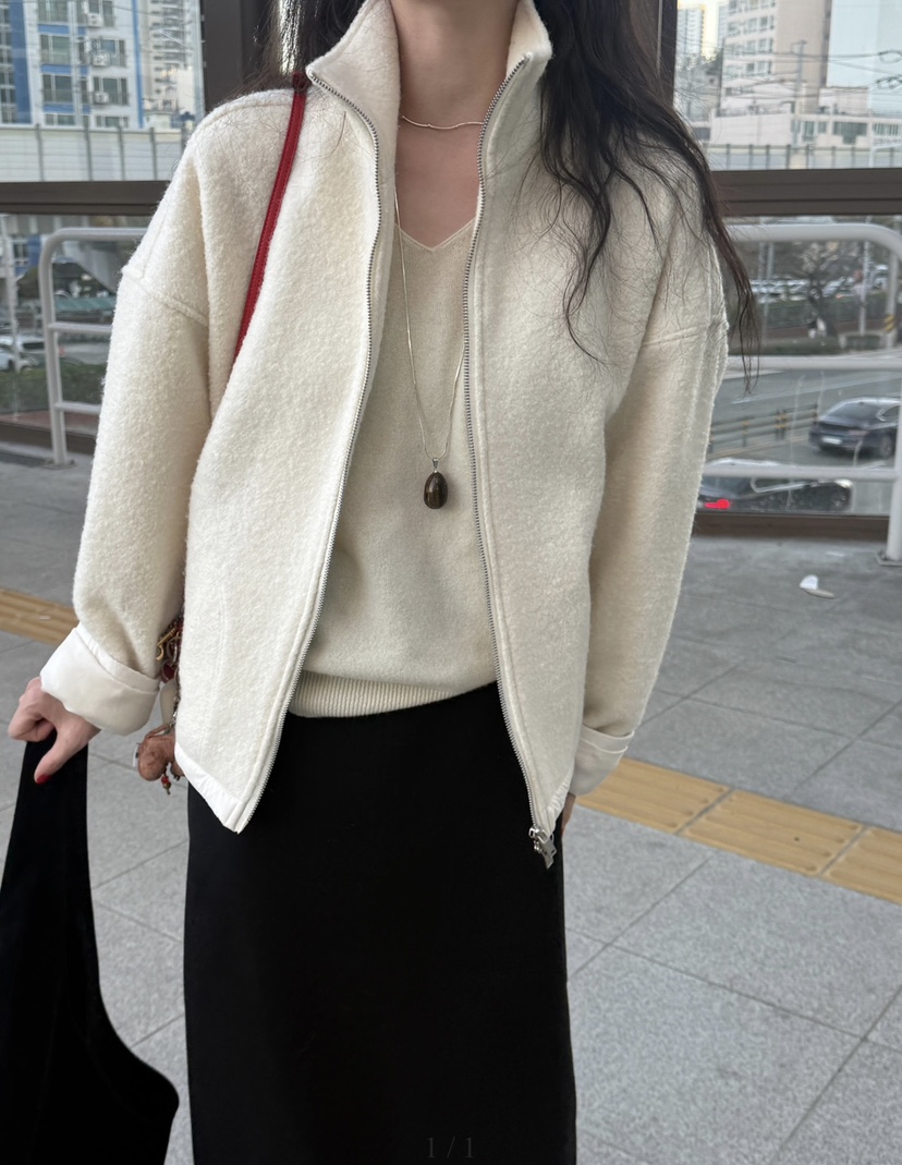 NYLON東大門㊣實拍女裝新款人氣推薦休閑真品熱賣25秋冬夾克NYLON夾克