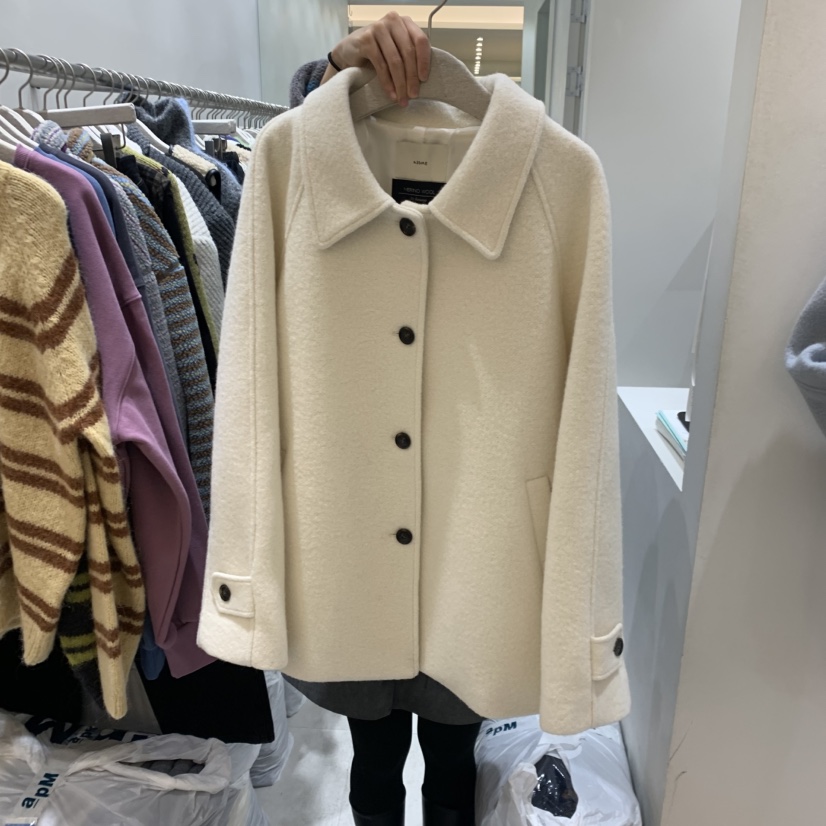 ASOME東大門㊣實拍女士新款休閑人氣熱賣真品25秋冬短款大衣A.SOME短款大衣圖色1