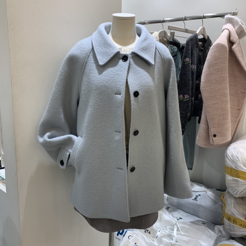 ASOME東大門㊣實拍女士新款休閑人氣熱賣真品25秋冬短款大衣A.SOME短款大衣圖色2