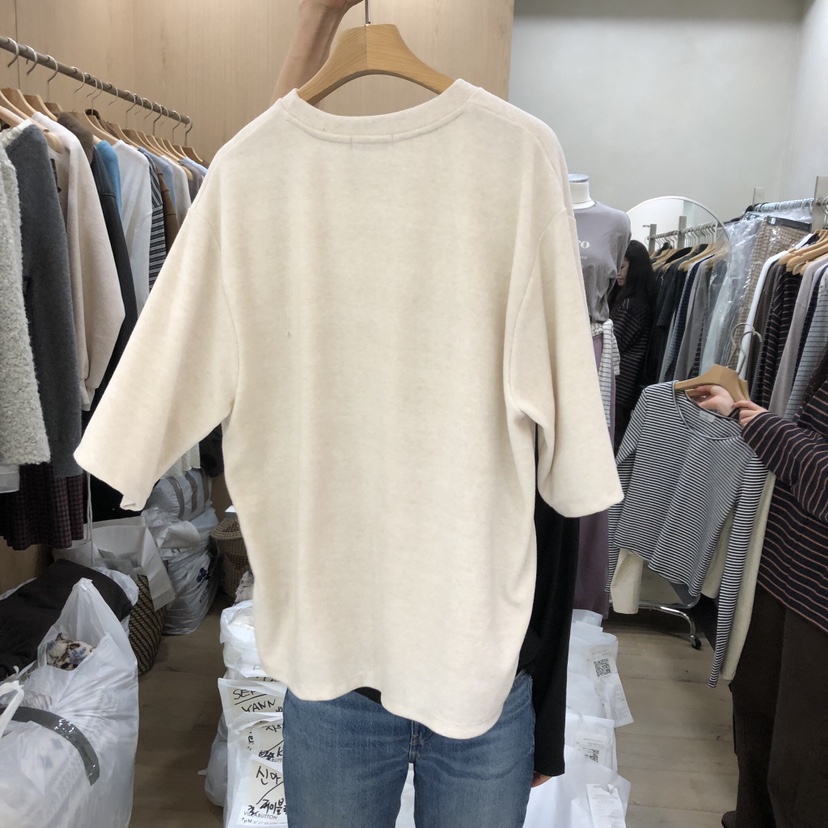 VILLABUTTON東大門㊣直郵女裝新品推薦人氣真品職業25秋冬T恤VILLABUTTONT恤