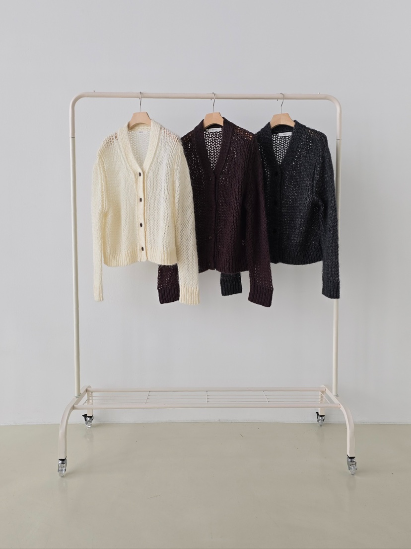 J SHOP東大門㊣代購女士新款熱賣休閑人氣推薦針織衫網眼開衫J_SHOP針織衫