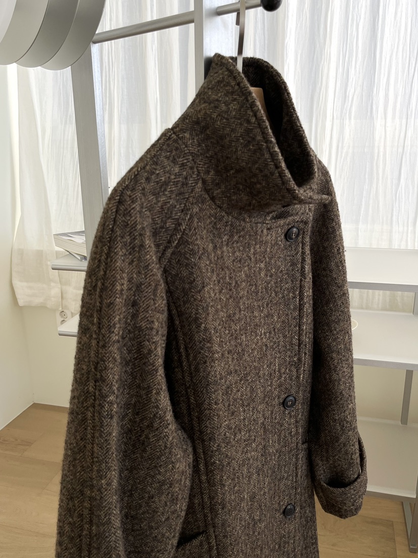 NYLON韓國直郵㊣女士新款熱賣人氣職業真品推薦時尚中長款大衣NYLON中長款大衣