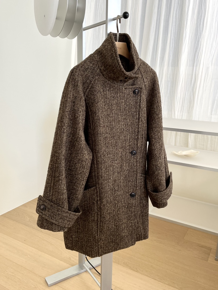 NYLON韓國直郵㊣女士新款熱賣人氣職業真品推薦時尚中長款大衣NYLON中長款大衣圖色2