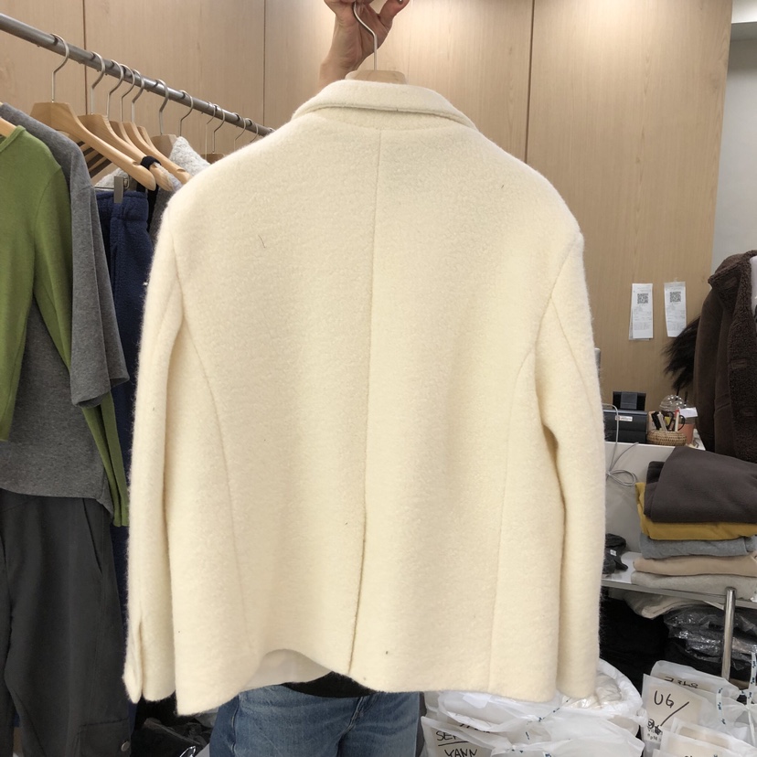 VILLABUTTON東大門㊣代購女士新款休閑人氣熱賣職業短款大衣VILLABUTTON短款大衣