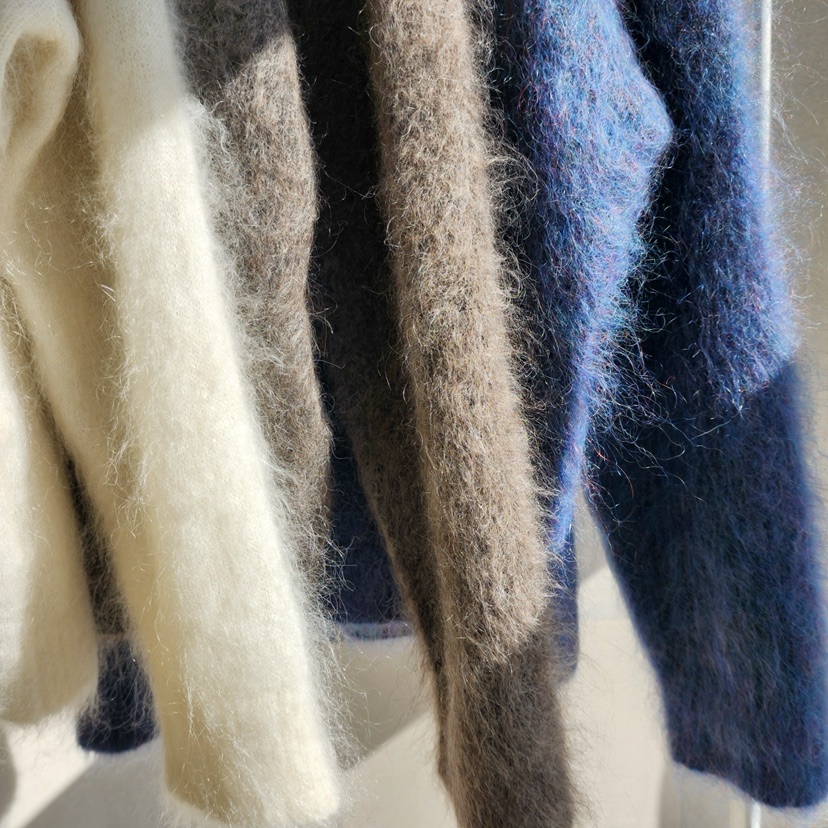 LA BLOOM韓國代購㊣女士新品人氣休閑真品25秋冬針織衫馬海毛La Bloom針織衫