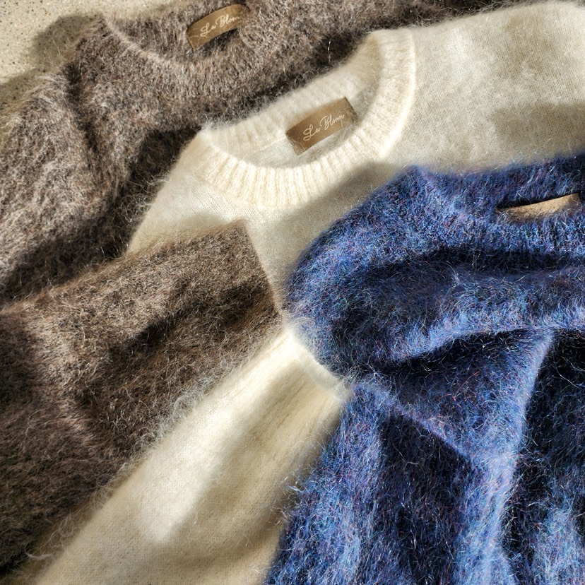 LA BLOOM韓國代購㊣女士新品人氣休閑真品25秋冬針織衫馬海毛La Bloom針織衫