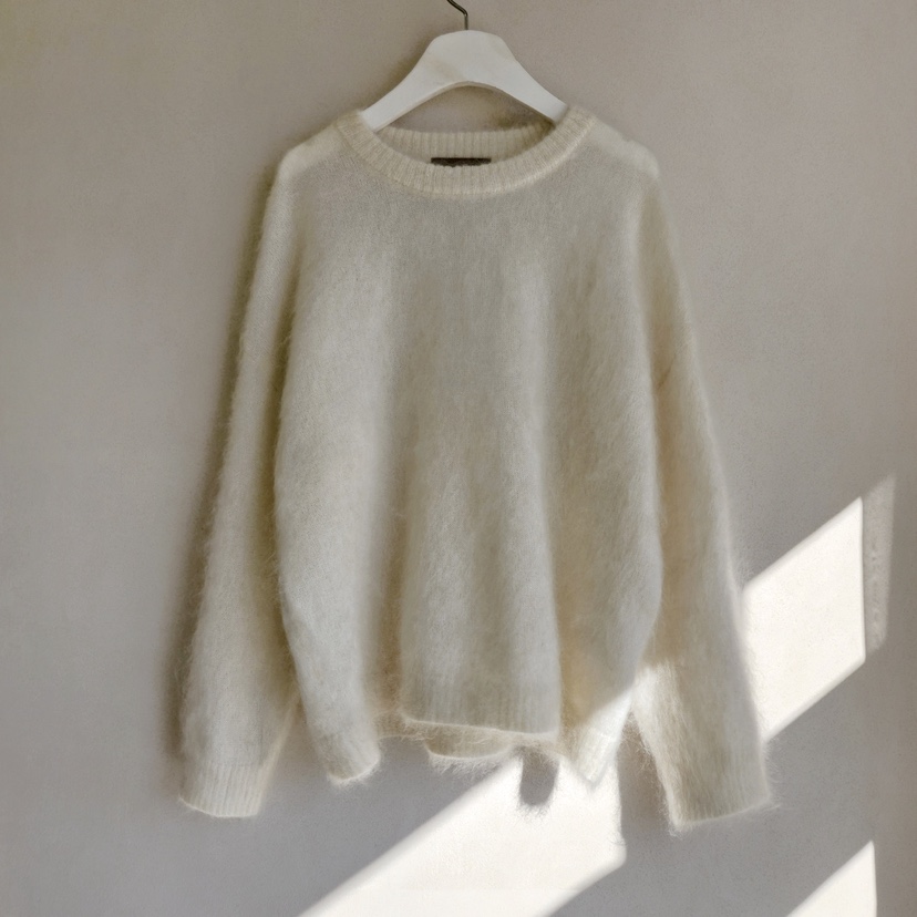 LA BLOOM韓國代購㊣女士新品人氣休閑真品25秋冬針織衫馬海毛La Bloom針織衫圖色1