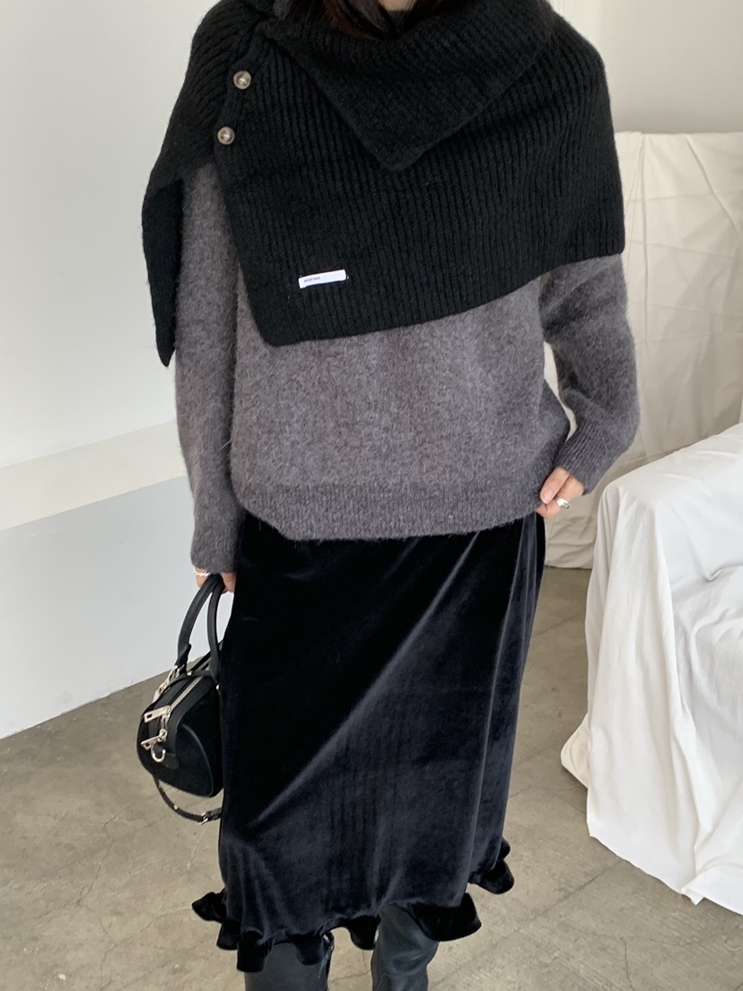 RIVER RAIN東大門㊣代購女裝新品推薦25秋冬真品人氣圍巾披肩RIVER RAIN圍巾/披肩