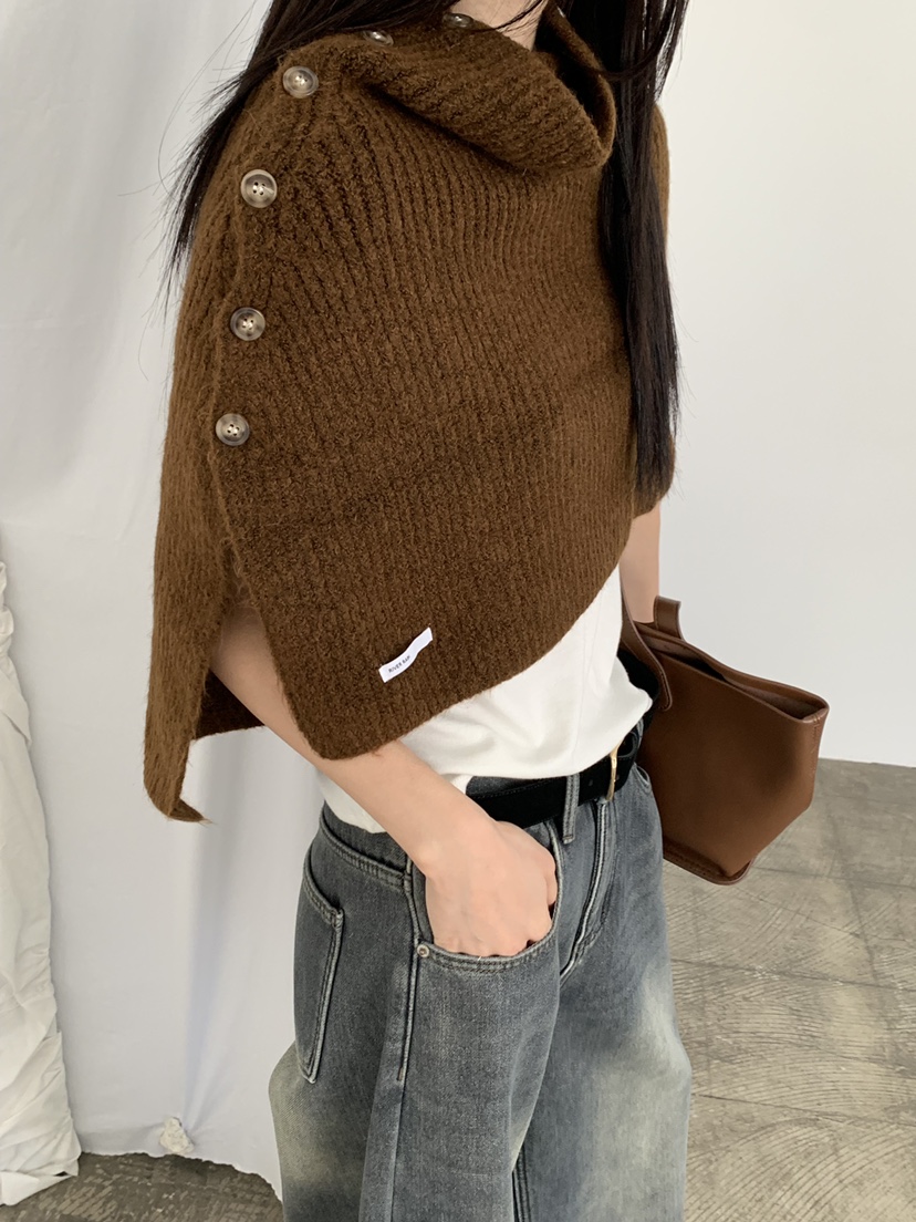 RIVER RAIN東大門㊣代購女裝新品推薦25秋冬真品人氣圍巾披肩RIVER RAIN圍巾/披肩圖色1