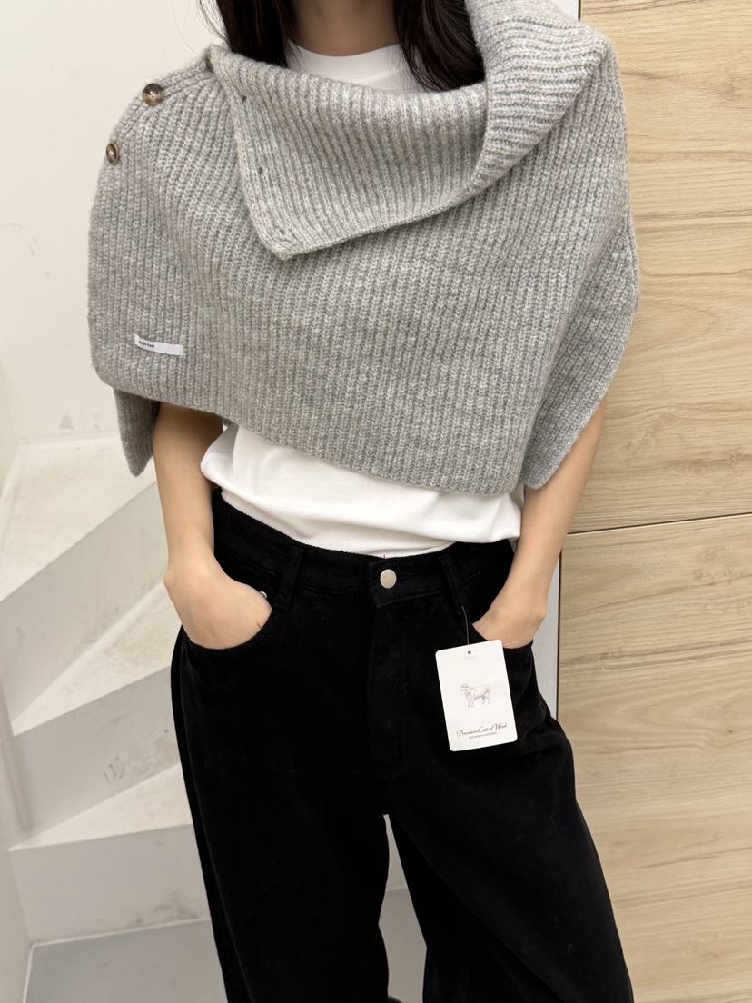 RIVER RAIN東大門㊣代購女裝新品推薦25秋冬真品人氣圍巾披肩RIVER RAIN圍巾/披肩圖色4