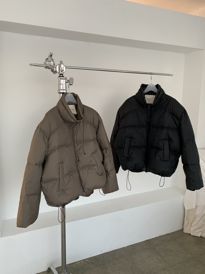 RIVER RAIN韓國代購㊣女士新款時尚真品25秋冬人氣短款羽絨服RIVER RAIN短款羽絨服