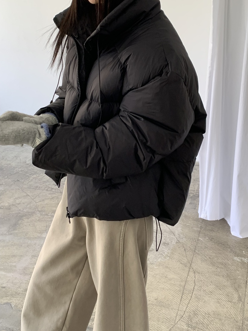 RIVER RAIN韓國代購㊣女士新款時尚真品25秋冬人氣短款羽絨服RIVER RAIN短款羽絨服