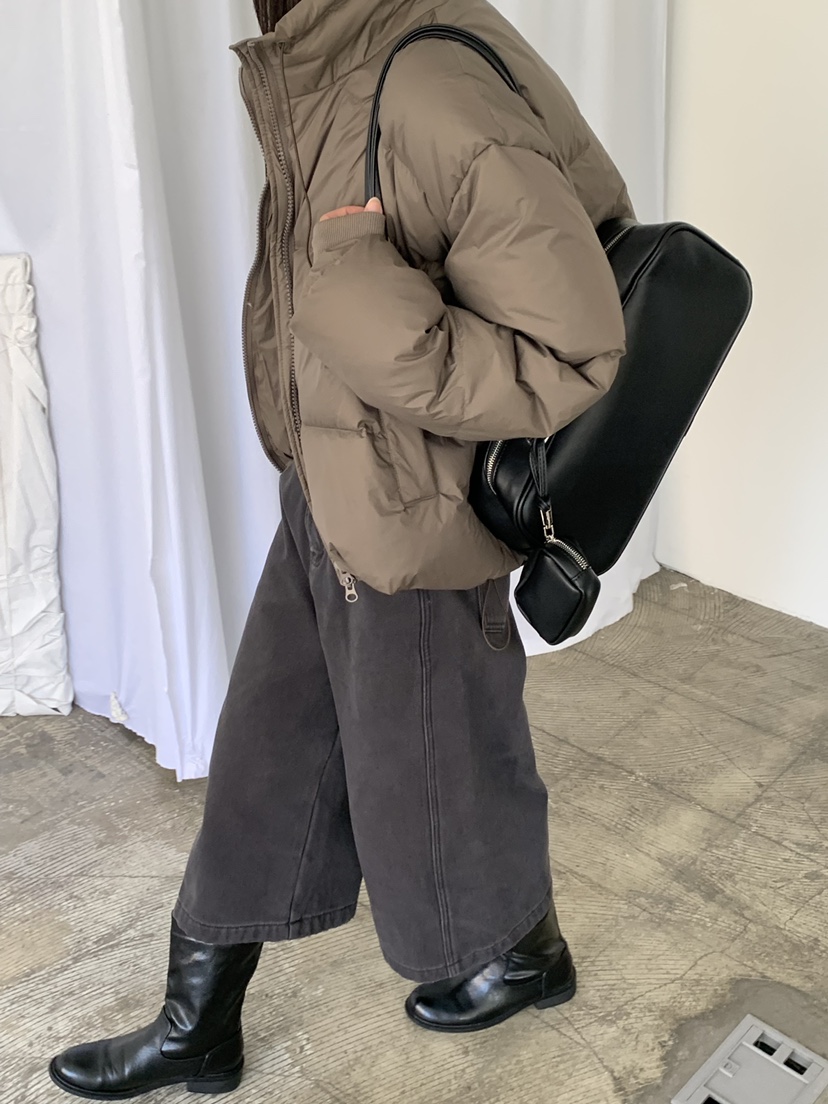 RIVER RAIN韓國代購㊣女士新款時尚真品25秋冬人氣短款羽絨服RIVER RAIN短款羽絨服