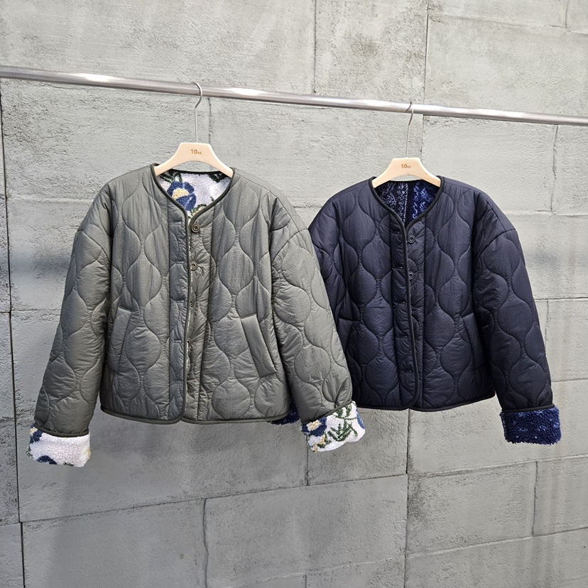 10CC東大門㊣直郵女裝新款職業時尚真品人氣短款棉服里外穿10CC短款棉服