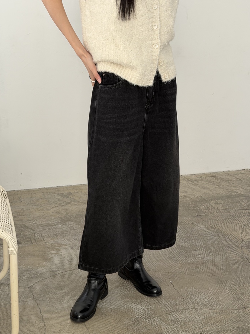 RIVER RAIN東大門㊣實拍女裝新品休閑推薦25秋冬牛仔褲加絨RIVER RAIN牛仔褲