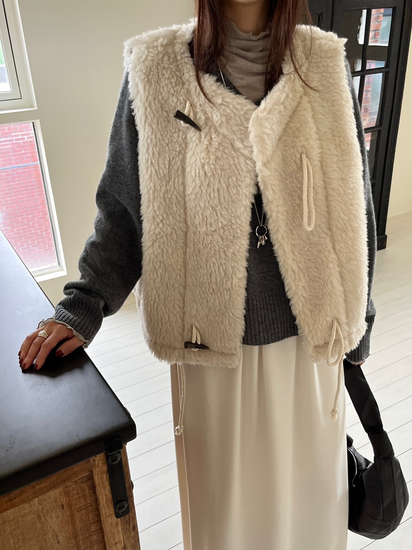 NYLON東大門㊣實拍女士新款人氣職業熱賣休閑時尚推薦馬甲羊毛NYLON馬甲