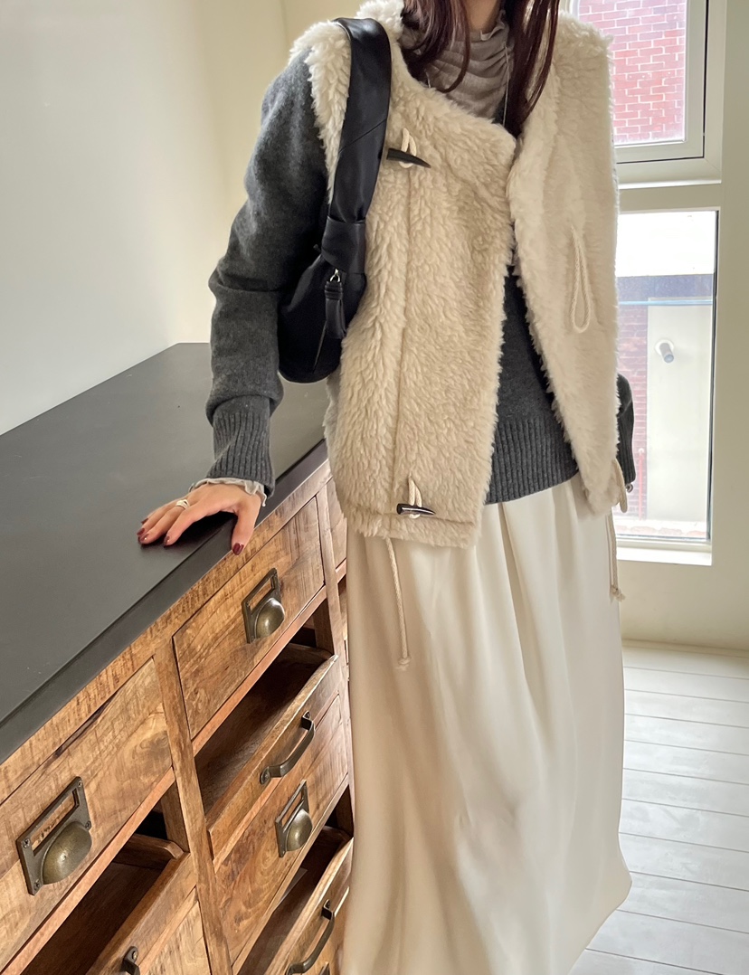 NYLON東大門㊣實拍女士新款人氣職業熱賣休閑時尚推薦馬甲羊毛NYLON馬甲