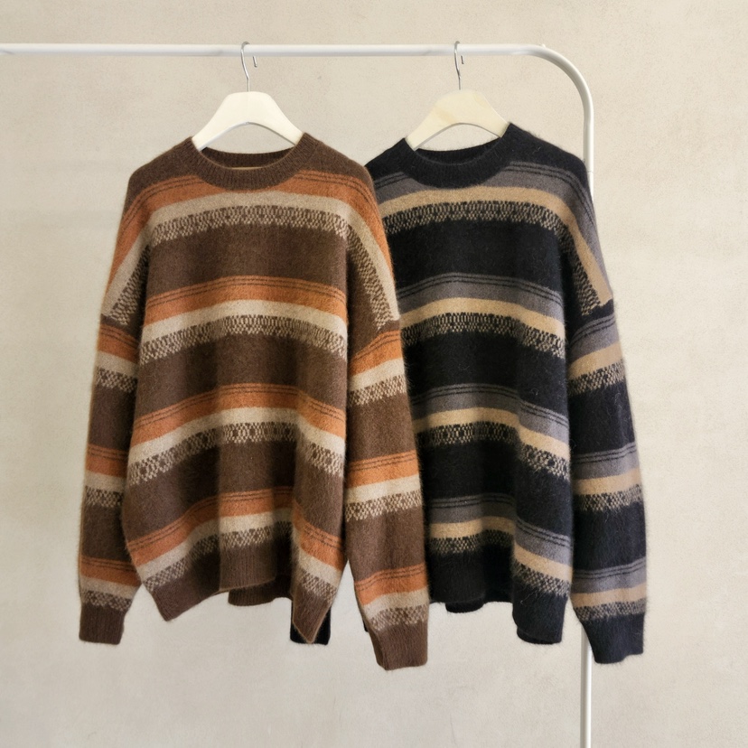 LA BLOOM東大門㊣直郵女士新款人氣推薦時尚休閑針織衫浣熊La Bloom針織衫