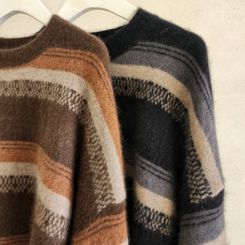 LA BLOOM東大門㊣直郵女士新款人氣推薦時尚休閑針織衫浣熊La Bloom針織衫