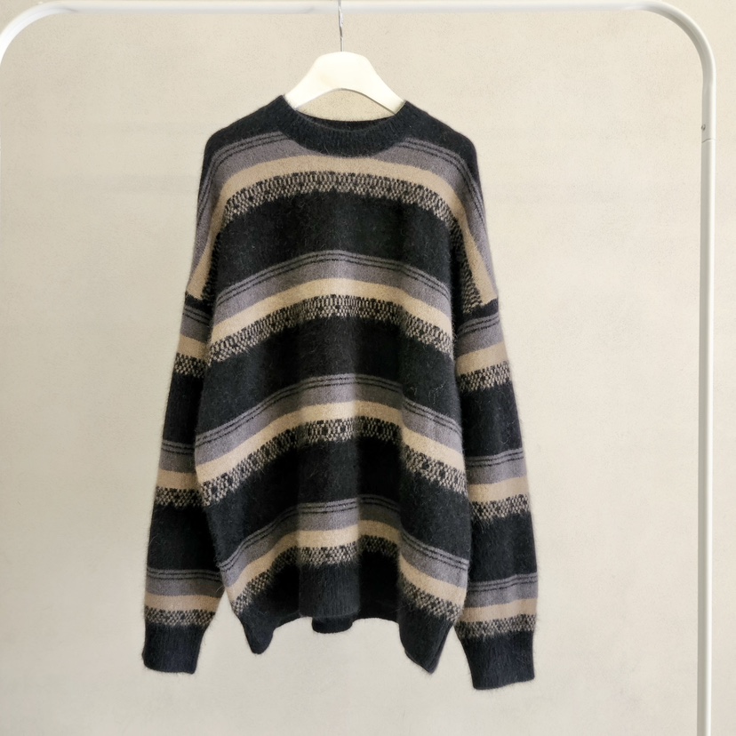 LA BLOOM東大門㊣直郵女士新款人氣推薦時尚休閑針織衫浣熊La Bloom針織衫圖色1