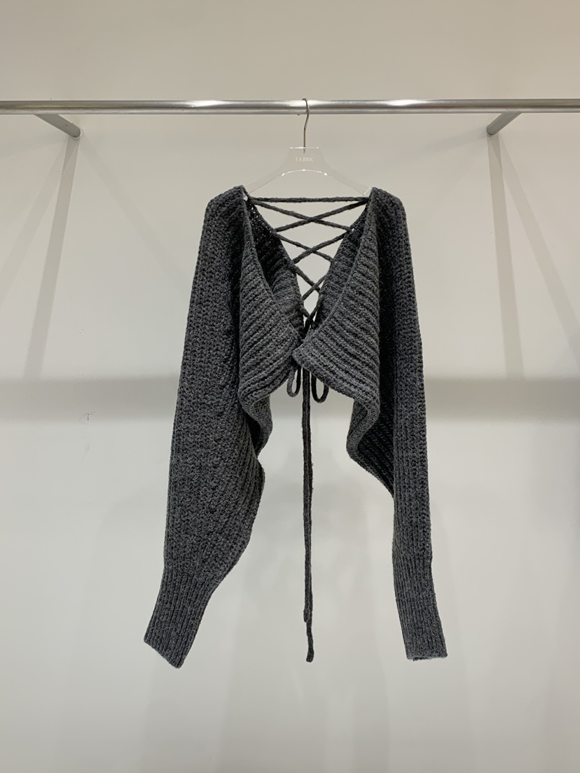 FABRIC東大門㊣直郵女士新品推薦真品職業人氣熱賣針織衫羊駝FABRIC針織衫圖色3