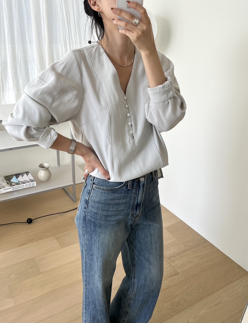 NYLON東大門㊣代購女士新品熱賣人氣推薦25秋冬真品襯衫蕾絲衫NYLON襯衫/蕾絲衫圖色2