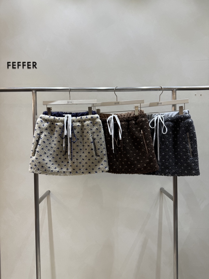 FEFFER韓國直郵㊣女裝新品人氣職業時尚25秋冬熱賣裙褲羊毛FEFFER裙褲