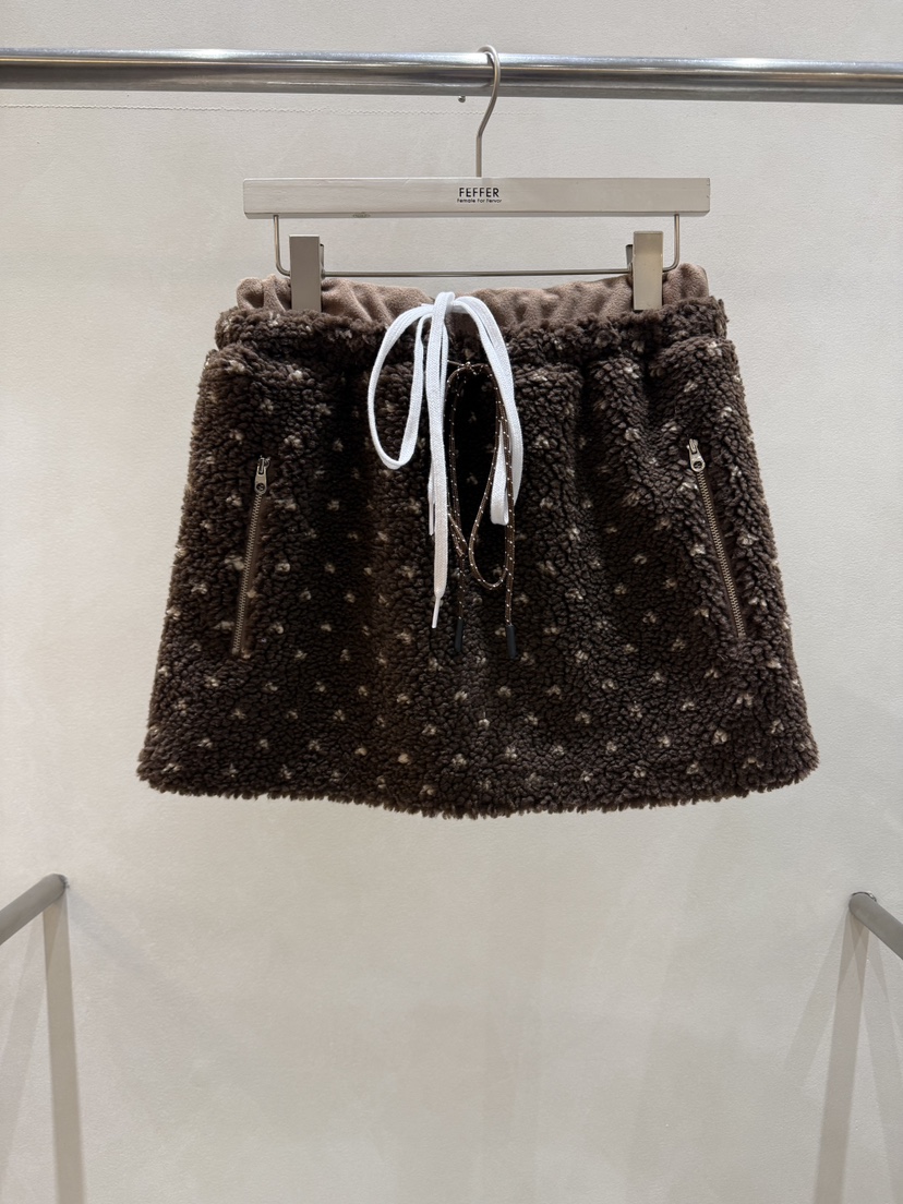 FEFFER韓國直郵㊣女裝新品人氣職業時尚25秋冬熱賣裙褲羊毛FEFFER裙褲圖色2