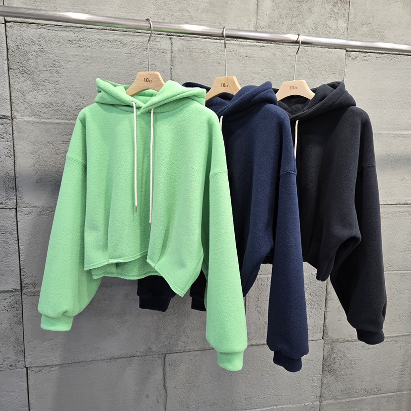 10CC東大門㊣實拍女裝新款25秋冬真品推薦熱賣休閑衛衣抓絨10CC衛衣