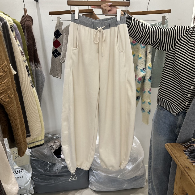 SIERRA東大門㊣實拍女裝新款真品25秋冬時尚熱賣休閑褲加絨SIERRA休閑褲圖色1