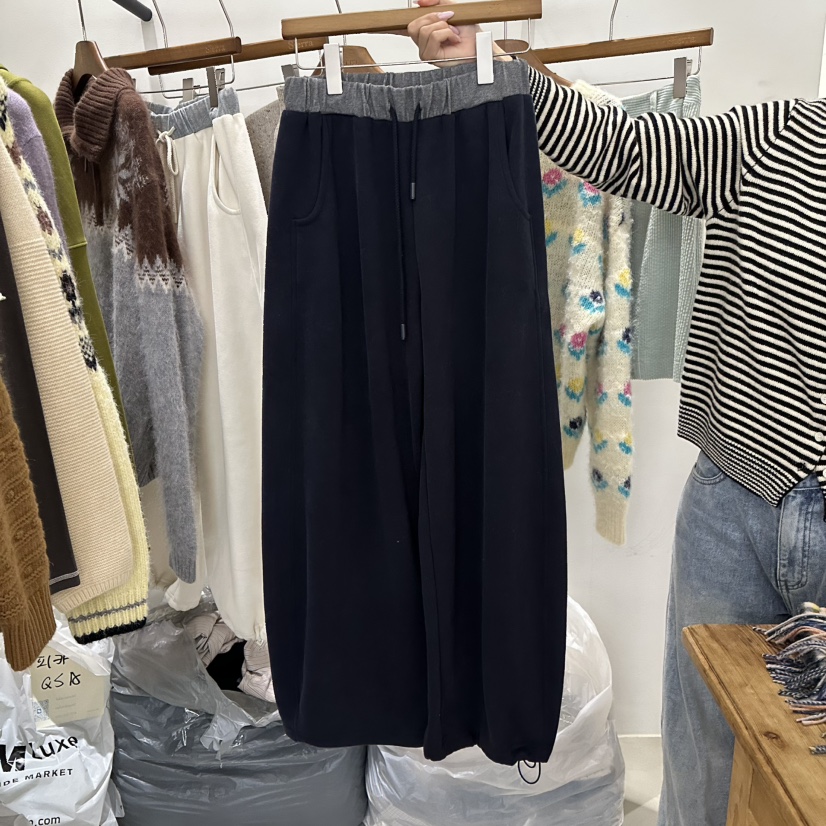 SIERRA東大門㊣實拍女裝新款真品25秋冬時尚熱賣休閑褲加絨SIERRA休閑褲圖色2