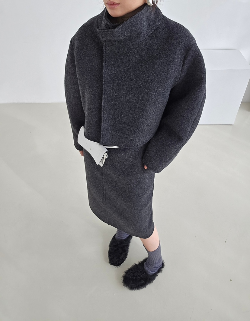 J SHOP韓國直郵㊣女士新品休閑熱賣人氣時尚半身裙中短裙羊毛J_SHOP半身裙/中短裙