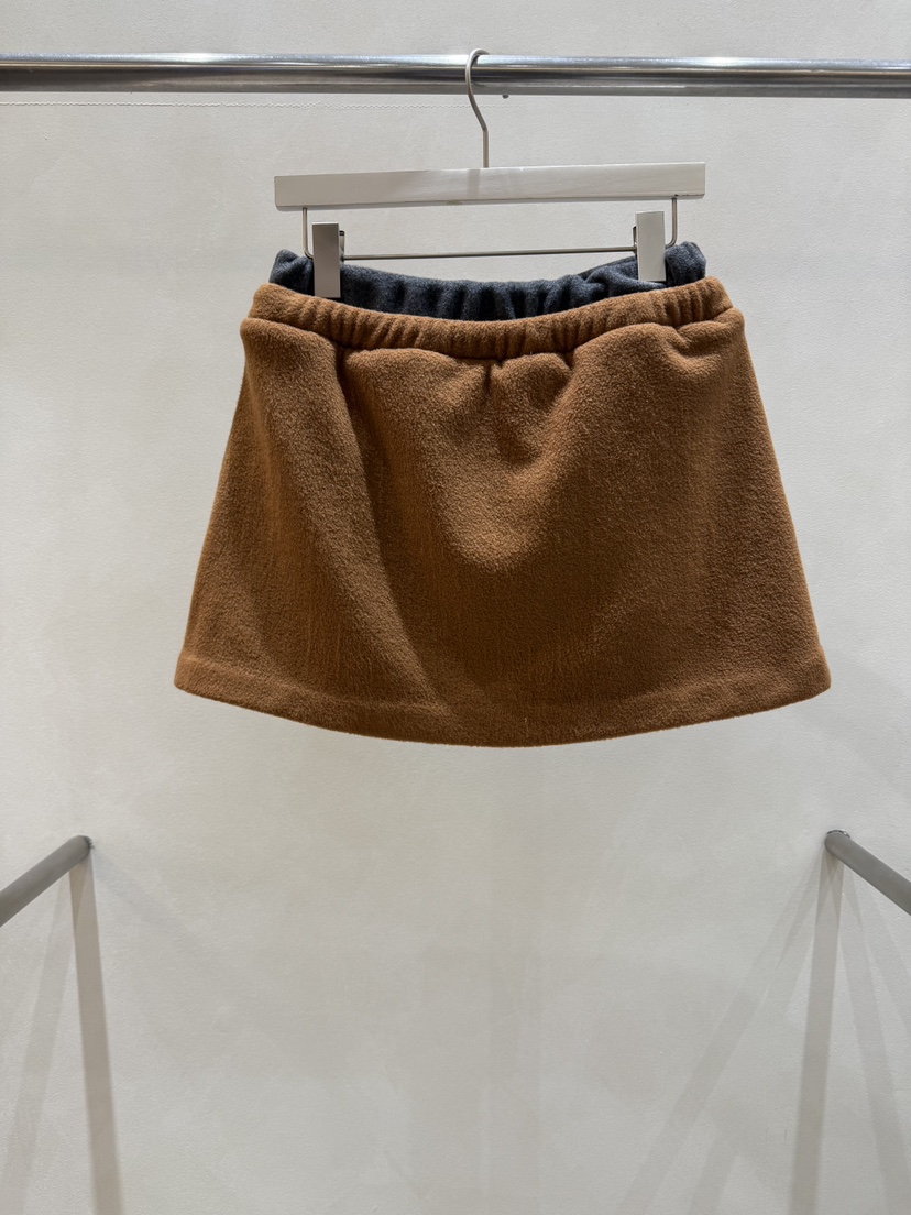 FEFFER韓國代購㊣女裝新款熱賣25秋冬真品推薦人氣裙褲抓絨FEFFER裙褲