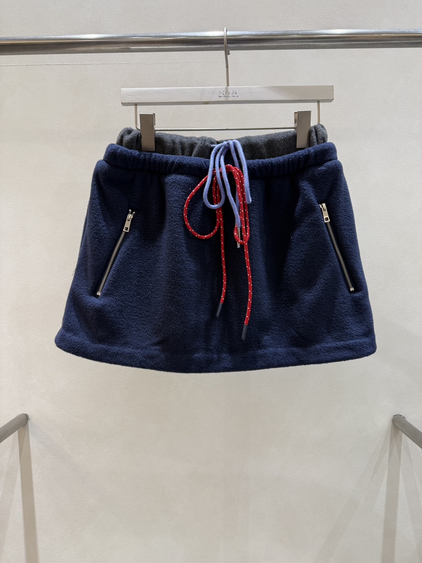 FEFFER韓國代購㊣女裝新款熱賣25秋冬真品推薦人氣裙褲抓絨FEFFER裙褲圖色3