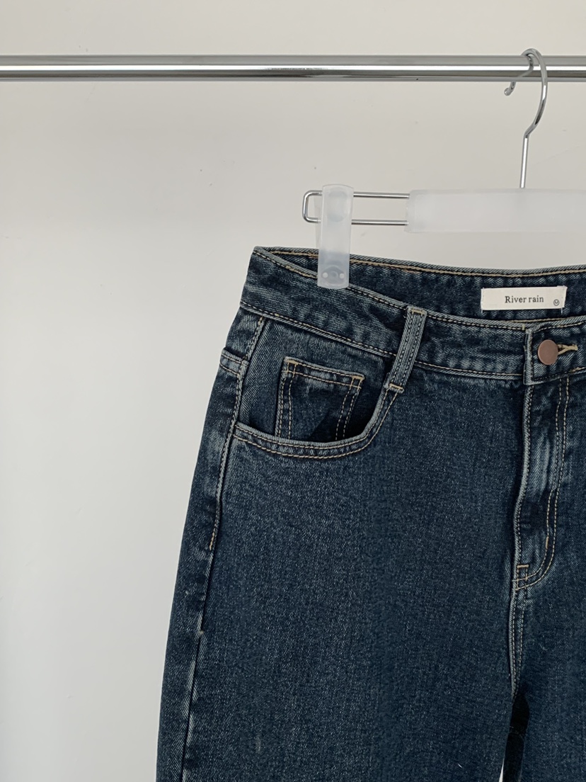 RIVER RAIN韓國代購㊣女裝新品真品推薦25秋冬職業熱賣牛仔褲RIVER RAIN牛仔褲