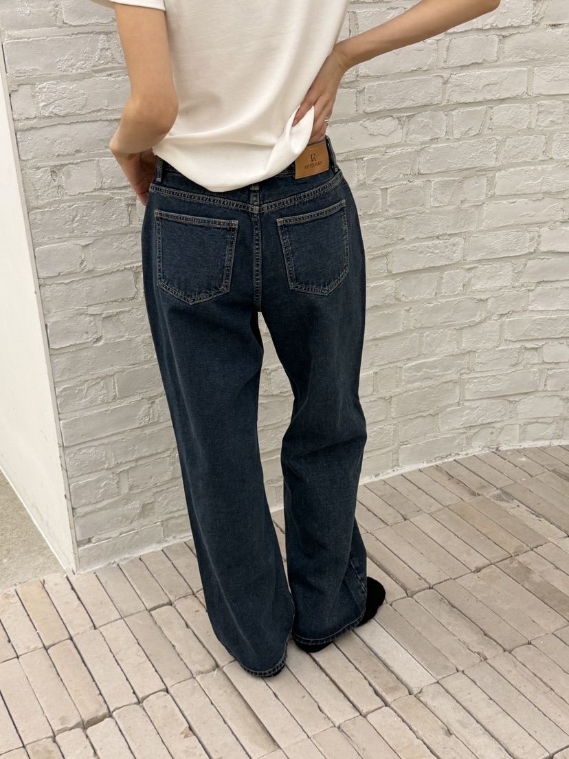 RIVER RAIN韓國代購㊣女裝新品真品推薦25秋冬職業熱賣牛仔褲RIVER RAIN牛仔褲