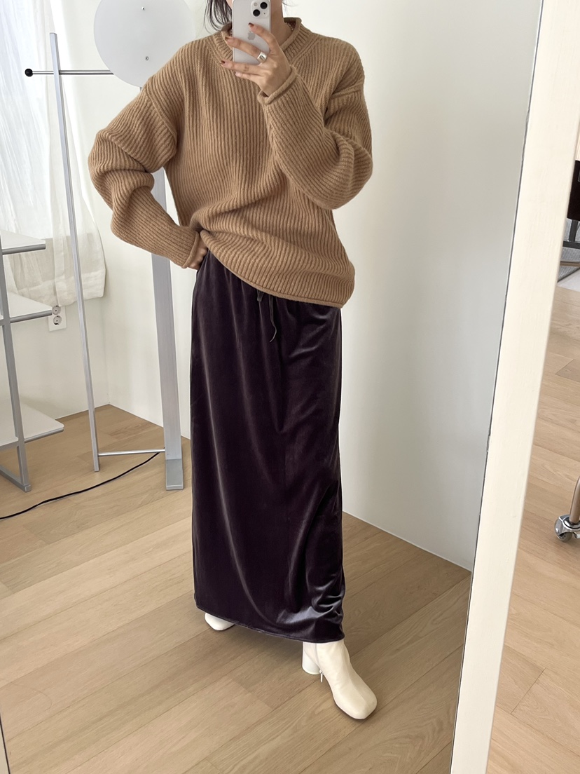 NYLON韓國直郵㊣女士新款熱賣25秋冬真品推薦職業休閑針織衫NYLON針織衫