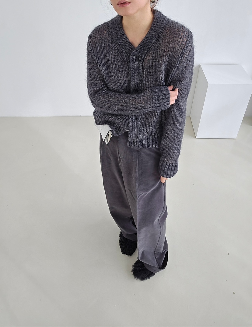 J SHOP韓國代購㊣女士新品職業人氣時尚休閑休閑褲羊毛褶裥J_SHOP休閑褲