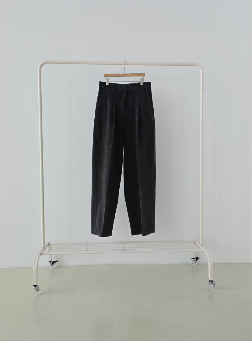 J SHOP韓國代購㊣女士新品職業人氣時尚休閑休閑褲羊毛褶裥J_SHOP休閑褲圖色2