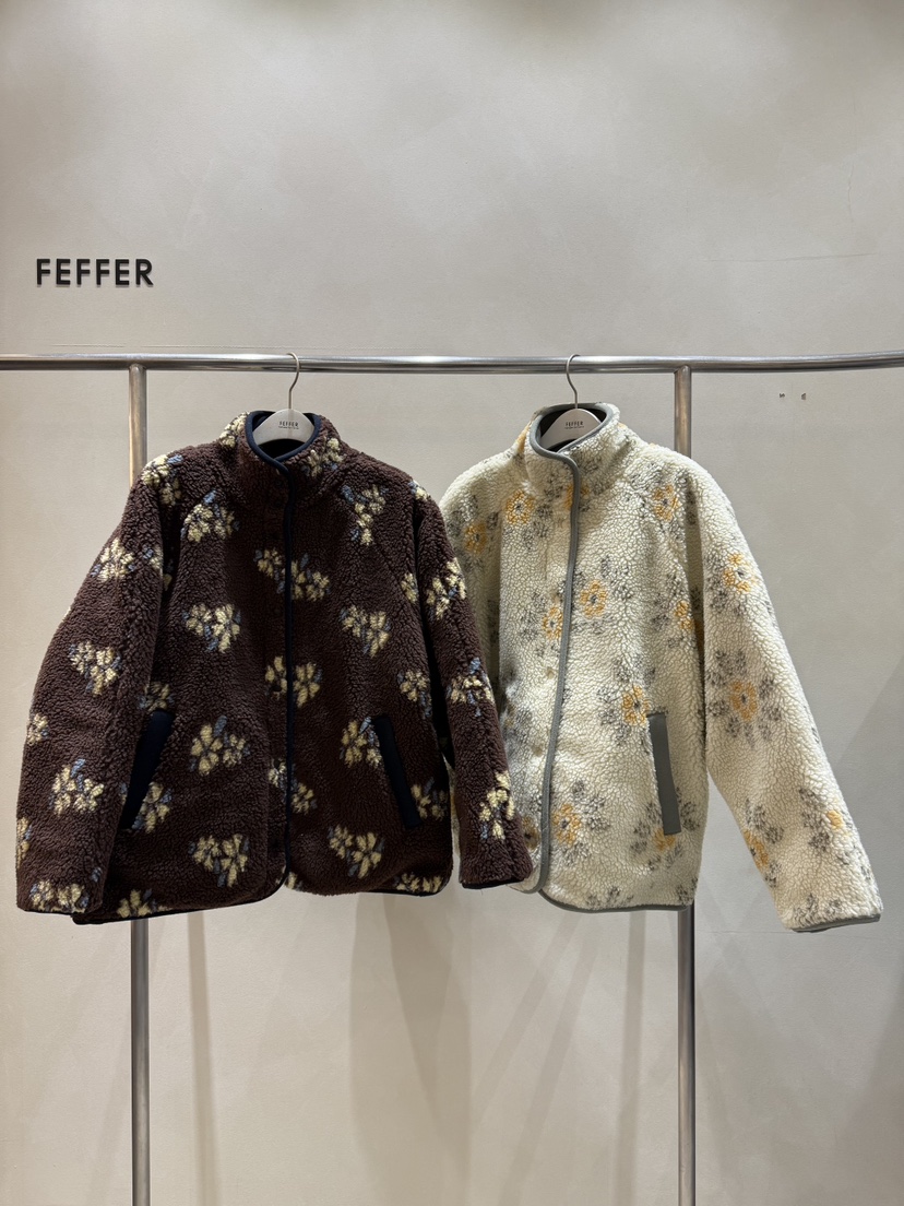 FEFFER東大門㊣代購女裝新品休閑推薦25秋冬職業時尚夾克花朵FEFFER夾克