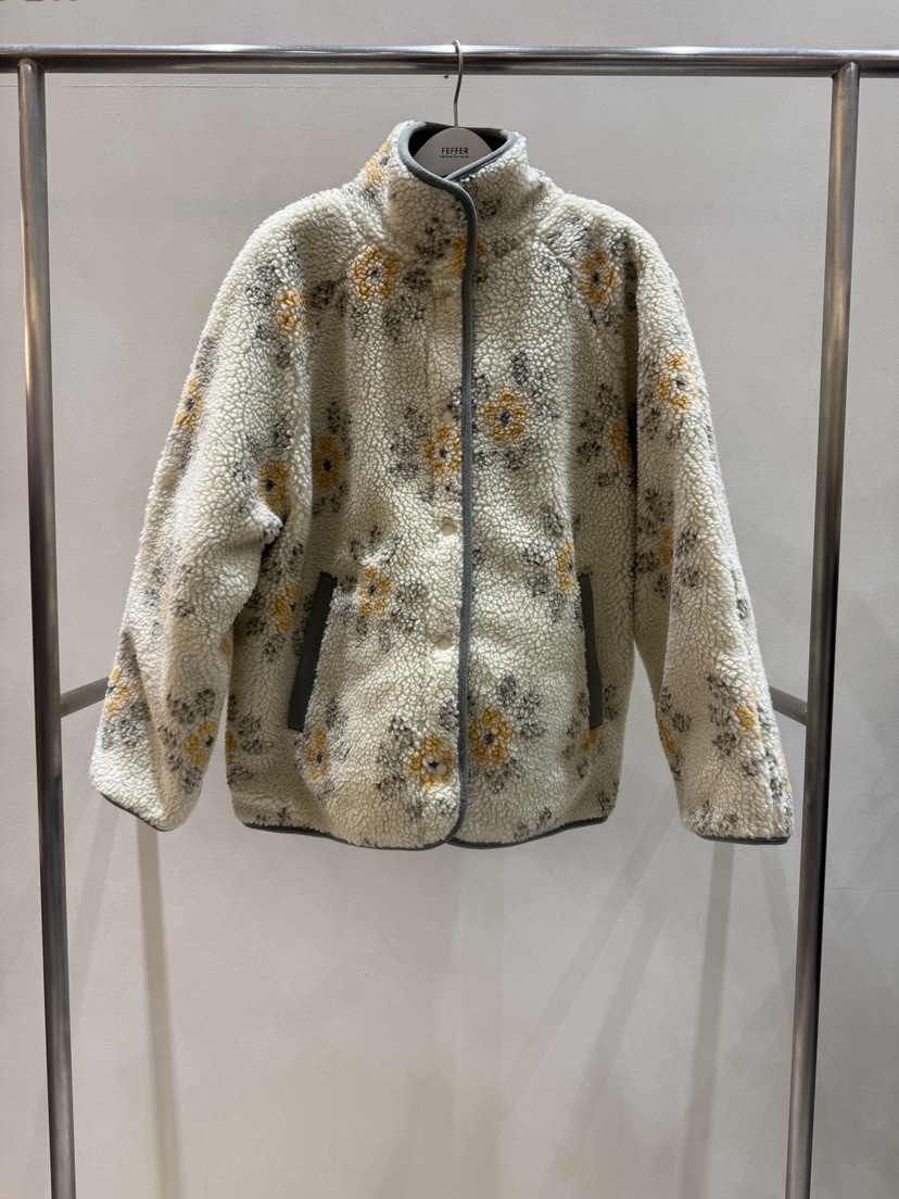 FEFFER東大門㊣代購女裝新品休閑推薦25秋冬職業時尚夾克花朵FEFFER夾克圖色2