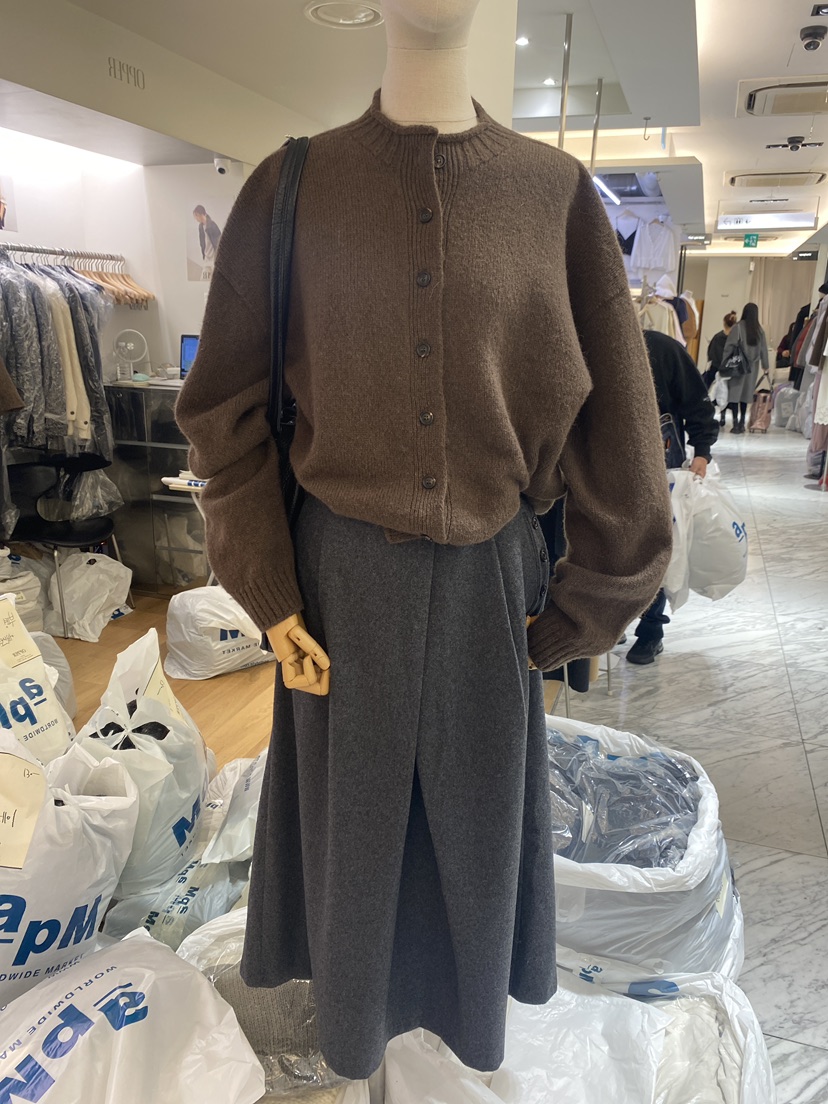 NYLON韓國直郵㊣女裝新品人氣真品推薦熱賣針織衫羊駝毛開衫NYLON針織衫