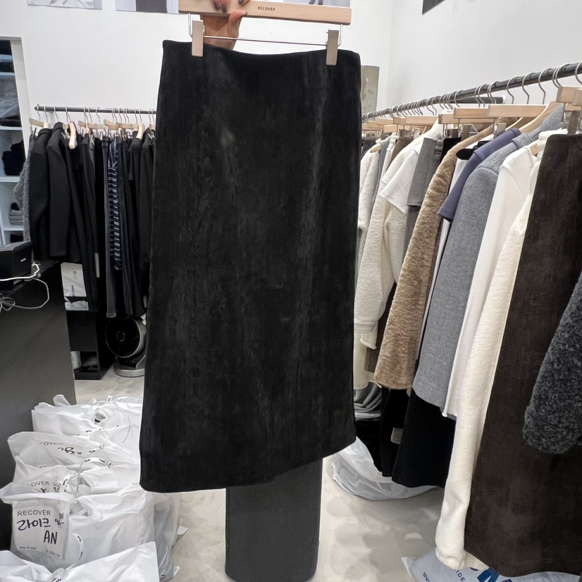 RECOVER韓國代購㊣女士新品真品時尚職業推薦25秋冬人氣長裙RECOVER/MOMENT長裙圖色2